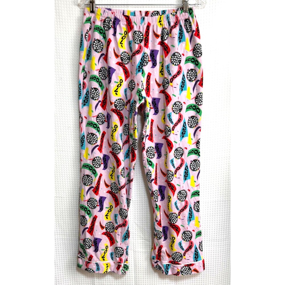 Bed‎ Head Organic Cotton Wheel of Fortune Pajama Pants Women's size M Soft! c